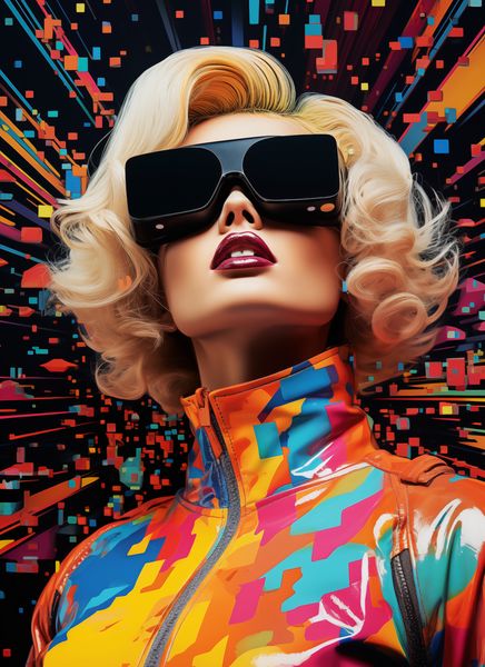 Plakat 40x55cm Retro Futuryzm zdjęcie 1