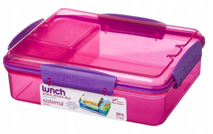 Pojemnik Na Żywność Śniadaniówka Lunchbox Sistema Snack Attack Box 975ml zdjęcie 1