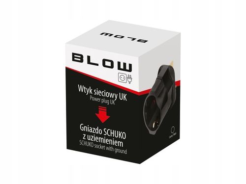 2x ADAPTER PODRÓŻNY PRZEJŚCIÓWKA UK GNIAZDO EU ANGLIA POLSKA SCHUKO na Arena.pl