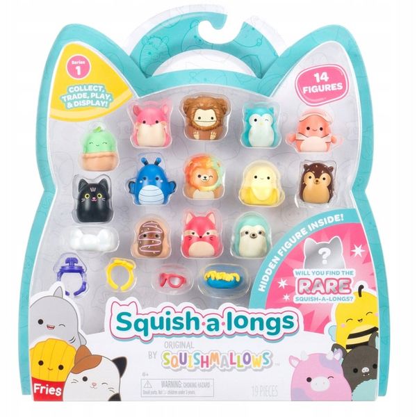 Squishmallows SQUISH A LONGS Squishmallows 14 szt Pak Zestaw Figurek NOWOŚĆ zdjęcie 2