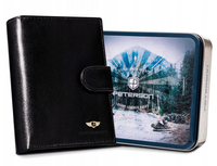 duży, skórzany portfel męski na zatrzask - peterson