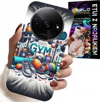 ETUI DO XIAOMI REDMI A3 - SIŁOWNIA GYM FITNESS SPORT CASE + SZKŁO