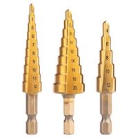 zestaw wierteł stopniowych hss tin 3-20 mm hex 3 szt. - t n08-948
