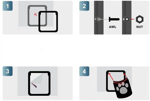 DRZWICZKI DRZWI DLA PSA KOTA WAHADŁOWE PRZEJŚCIE na Arena.pl