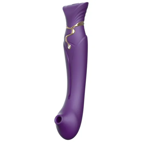 zalo queen set twilight purple - model z funkcją pulsacji i podgrzewania na Arena.pl