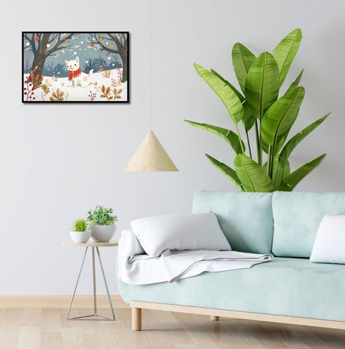 Plakat 60x40cm Śnieżny Kompan na Arena.pl