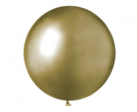 Balon złoty shiny metalizowany na wesele chrzest komunie duży 48 cm