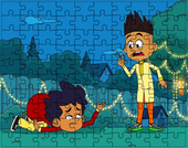 Puzzle tradycyjne Sammy i Raj w pętli czasu