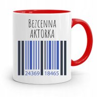 Dla Aktora Aktorki Kubek Czerwony Prezent Urodziny Z Nadrukiem Ze Zdjęciem