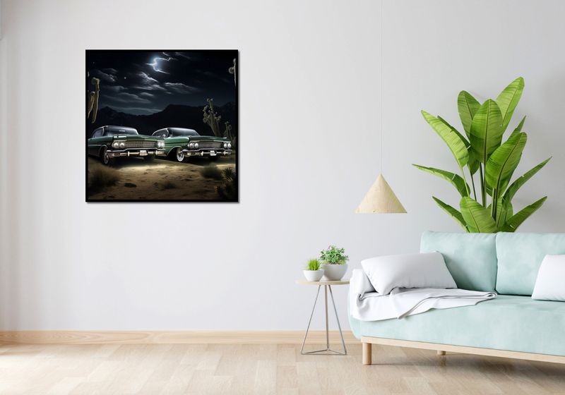 Plakat 90x90cm Nostalgiczne Spotkanie zdjęcie 4