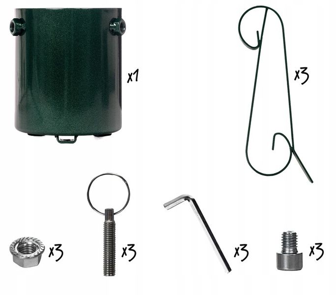 Stojak CHOINKOWY METALOWY pod choinkę podstawka drzewko pojemnik zdjęcie 7