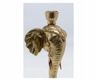 Kare Design Świecznik Głowa Słonia Złoty 53536 36 cm