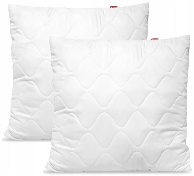 2xPODUSZKA ANTYALERGICZNA 80x80 MIKROFIBRA PIKOWANA GRUBA zdjęcie 1