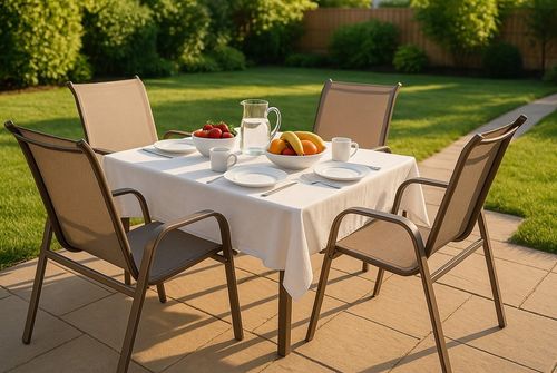 Krzesło ogrodowe Minorka2 do balkonu i tarasu brązowe na Arena.pl