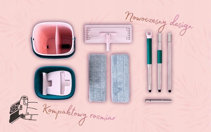Zapas z mikrofibry do mopa HANDY płaski 3+1 GRATIS zdjęcie 4