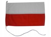 Flaga Polski Barwy jachtowa 45x30cm żeglarska