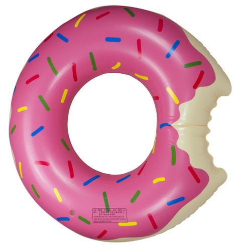 Koło dmuchane Donut 120cm różowe na Arena.pl