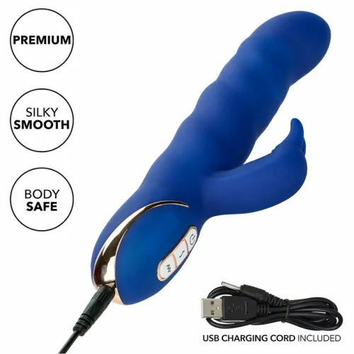 calexotics jack rabbit wave motion model silikonowy niebieski ipx7 usb na Arena.pl