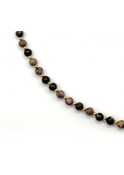 Naszyjnik RODONIT UZDROWIENIE 925 zdjęcie 2