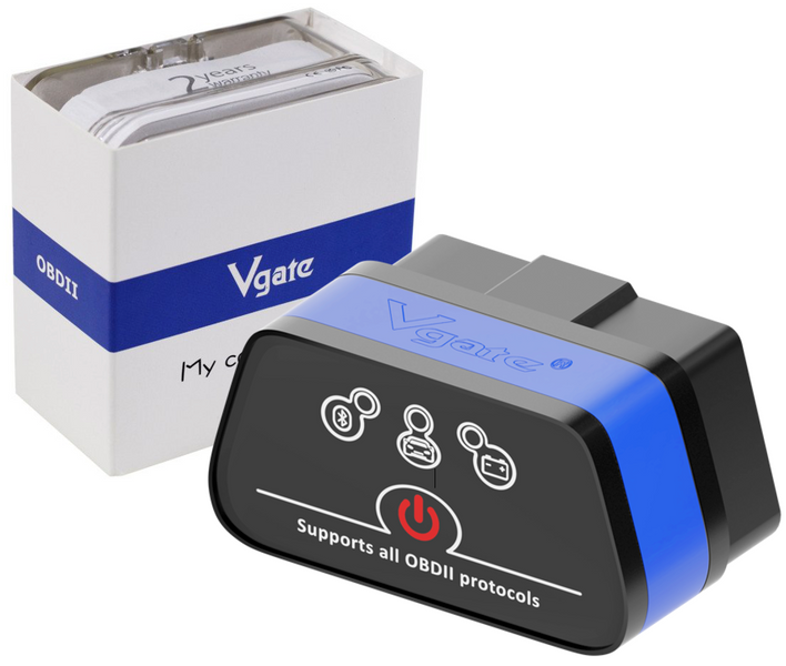 Vgate iCar2 Interfejs Bluetooth ELM327 OBD2 Niebieski zdjęcie 2