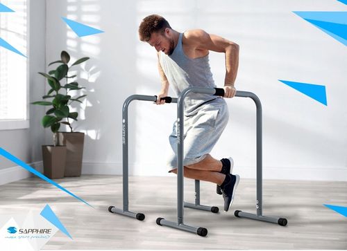 PORĘCZE stacjonarne uchwyty DO POMPEK dipów PODPÓRKI do ćwiczeń METALOWE na Arena.pl