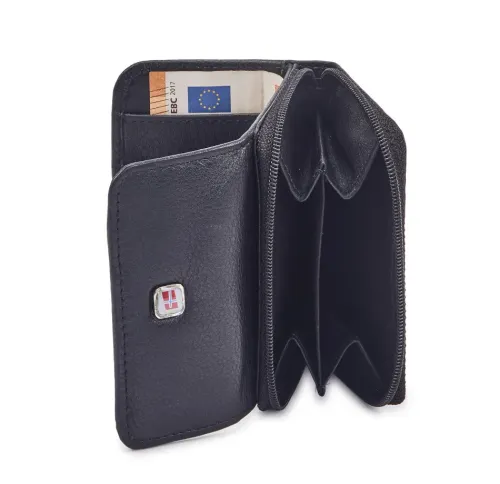 męski portfel nordee gw-924 rfid skóra naturalna czarny na Arena.pl