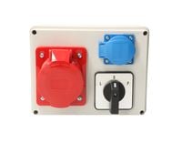 Rozdzielnia budowlana skrzynka Vi-Box L-P 1x230V 1x32A/5 VIPLAST