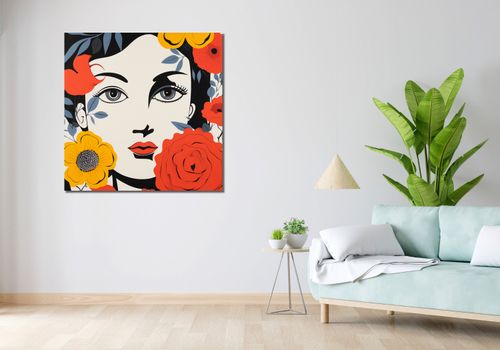 Obraz 100x100cm Kwiatowa Aura na Arena.pl