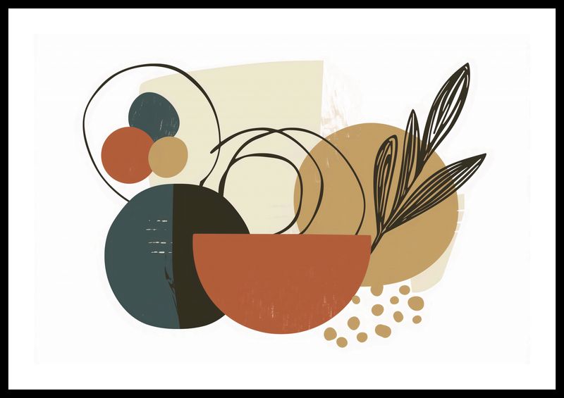Plakat 60x40cm Kolaż Roślin zdjęcie 3