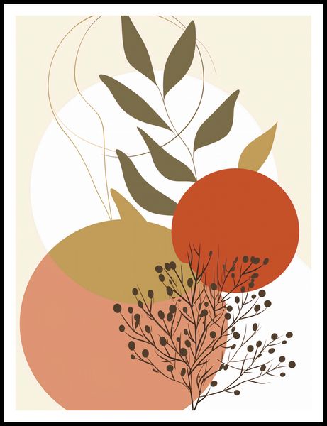 Plakat 75x100cm Impresja Jesieni zdjęcie 3