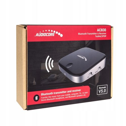 Odbiornik i Nadajnik Bluetooth Apt-X HiFi Audio Toslink AUX Audiocore AC830 na Arena.pl