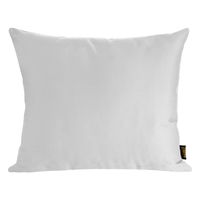 Satynowa poszewka 50x70 Nova jasnoszara bawełna dekoracyjna