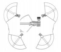 Osłony Śmigieł Do Dji Mini 3/ 3 Pro Komplet 4 Sztuki Zabezpieczenie Śmigieł