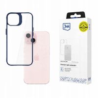 Satynowe etui na Apple iPhone 15 - 3mk Satin Armor Case+ Blue