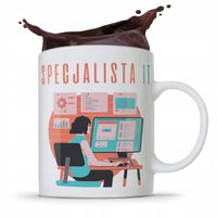 Kubek Informatyka Programisty Specjalista It Z Nadrukiem Ze Zdjęciem