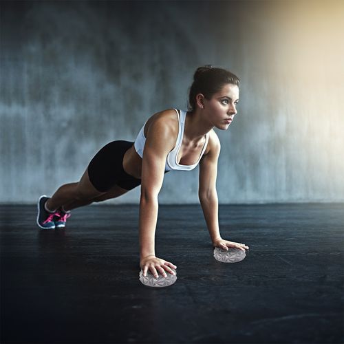 Półkula Sensoryczna Półjeżyk Do Rehabilitacji Masażu Srebrna na Arena.pl