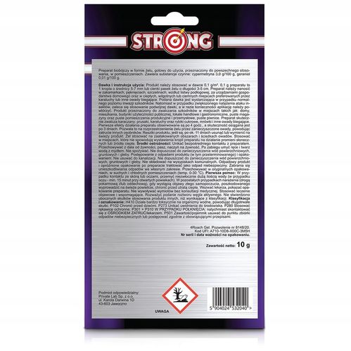 SILNA TRUTKA ŻEL ŚRODEK NA KARALUCHY PRUSAKI STRONG PREPARAT 10G na Arena.pl