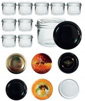20x 235ml Słoik szklany na miód dżem świeczki Słoiki szklane na desery