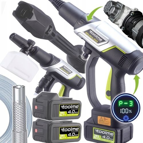Myjka Ciśnieniowa Akumulatorowa elektryczna ALUMINIOWA pompa toolme na Arena.pl