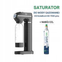 Saturator do wody ViO SodaBoom SD-7006 grey + Nabój CO2 w zestawie
