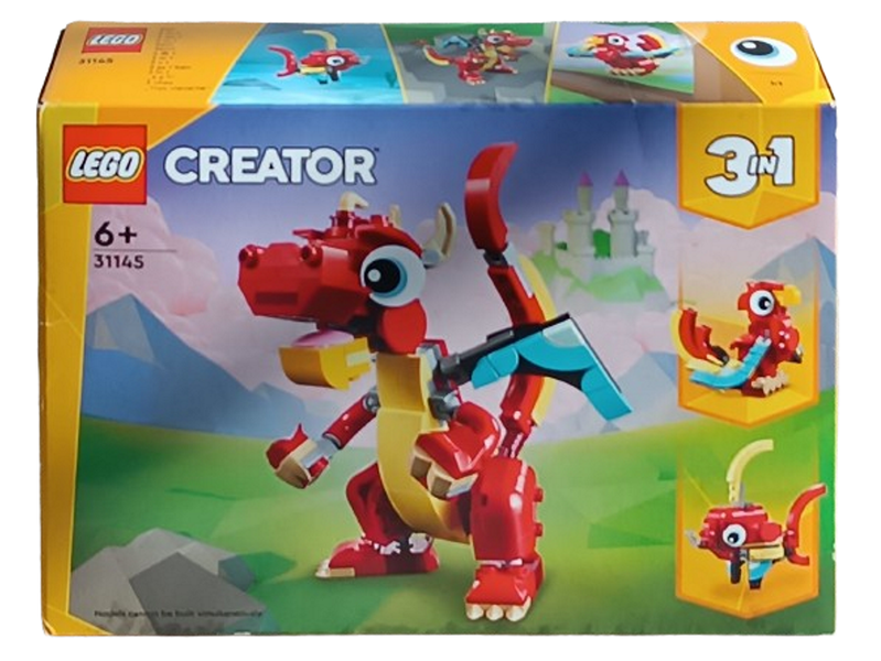Klocki Lego Creator 3w1 - Czerwony smok 31145 zdjęcie 3
