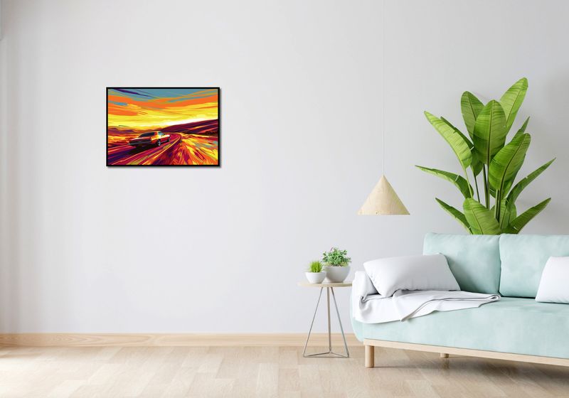 Plakat 66,5x46,5cm Pędź Przed Siebie zdjęcie 4