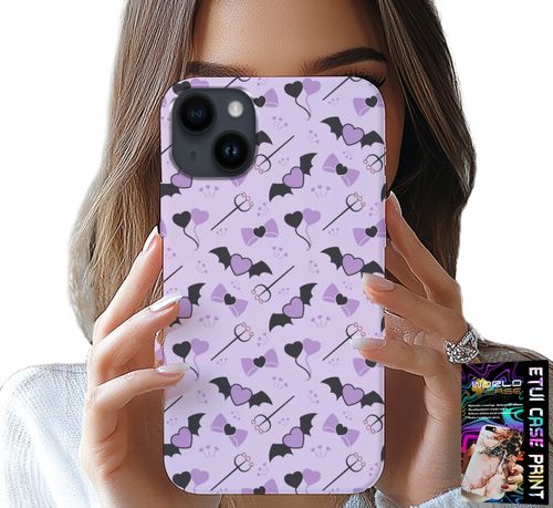 ETUI DO IPHONE 14 - MODNE WZORY WIDŁY SERCA KOKARDKI KOKARDA na Arena.pl