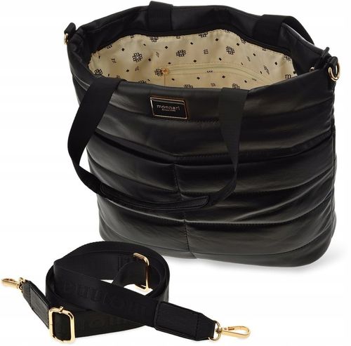 Torba Damska Monnari Klasyczna Torebka Shopper A4 Duża Miękka Na Ramię na Arena.pl