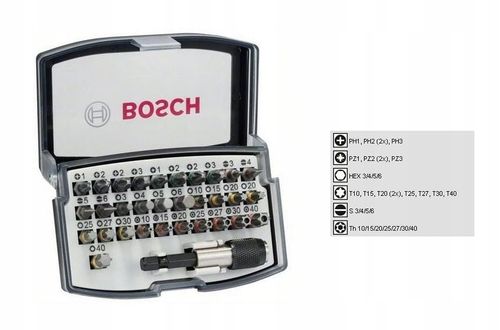 BOSCH ZESTAW BITÓW 32szt. na Arena.pl