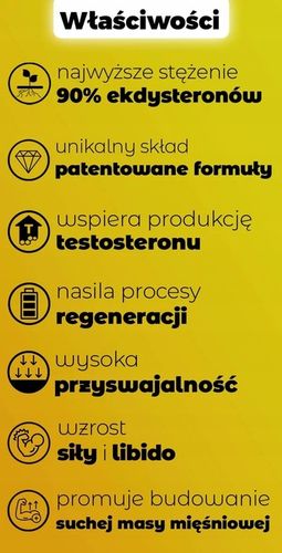 Booster Testosteronu, Libido - ecdysteroidy ECDYSTERON TESTOSTERON TABLETKI na Arena.pl