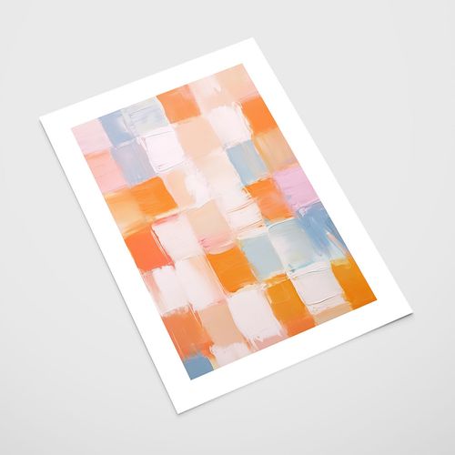 Plakat abstrakcja kolorowe plakaty 21x29,7 cm A4 na Arena.pl