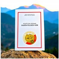 Książeczka na pieczątki Diadem polskich gór turystyczna odznaka prezent