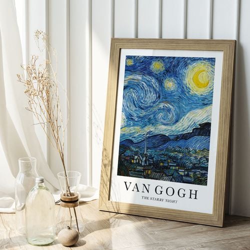 Plakat cyfrowy do wydruku starry night na Arena.pl