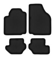 Dywaniki welurowe czarne Ford Fiesta MK3 1989-1996 hatchback